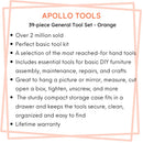 39 Piece General Tool Kit - DT9706OR