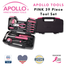 39 Piece General Tool Set Pink - DT9706P