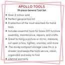 39 Piece General Tool Set - DT9706