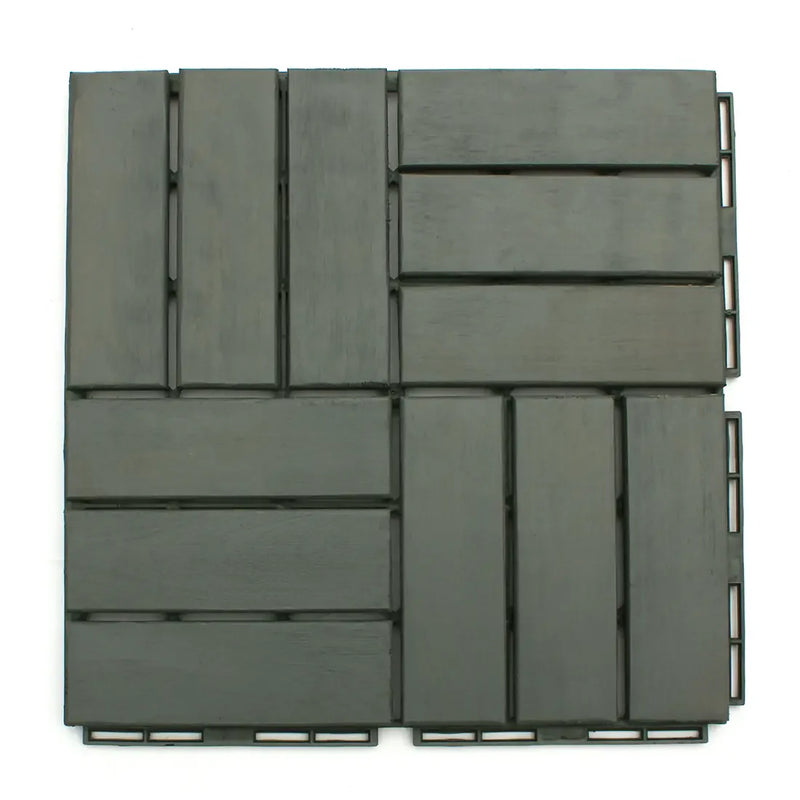 Modern Grey Checkered Deck Tiles