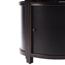Aluminum 44-in Round Propane Fire Table with Beads, Covers and Lid