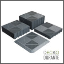 Garage Tile - Interlocking PP Flooring - High End Polypropylene | 100% Recyclable | DECKO DURANTE (15.8" x 15.8" x 0.7" tile) Select Color