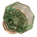 Glass Knob, Octagonal Shape