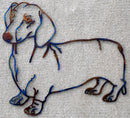 Dachshund Metal Art