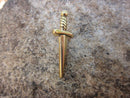 Dagger Gold Lapel Pin