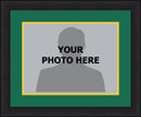 MLB Baseball Photo Picture Frame Kit - Oakland Athletics (Green Matting, Yellow Trim)
