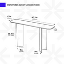 Dark Indian Green Table