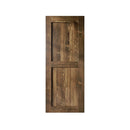 Finished & Unassembled H Design Pine Wood Barn Door Without Hardware