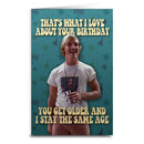 Dazed and Confused Birthday Greeting Card