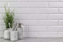 Boutique Sleek Salt Matte Ceramic Tile 3"X9"