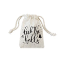 Deck the Halls Christmas Holiday Favor Bags, 6-Pack