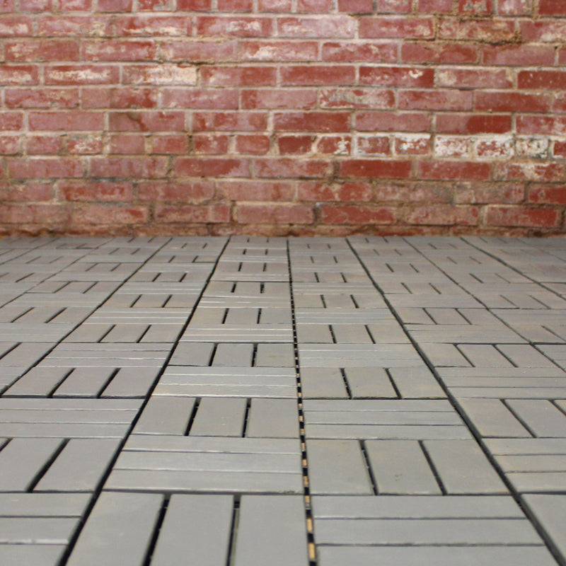 Modern Grey Checkered Deck Tiles