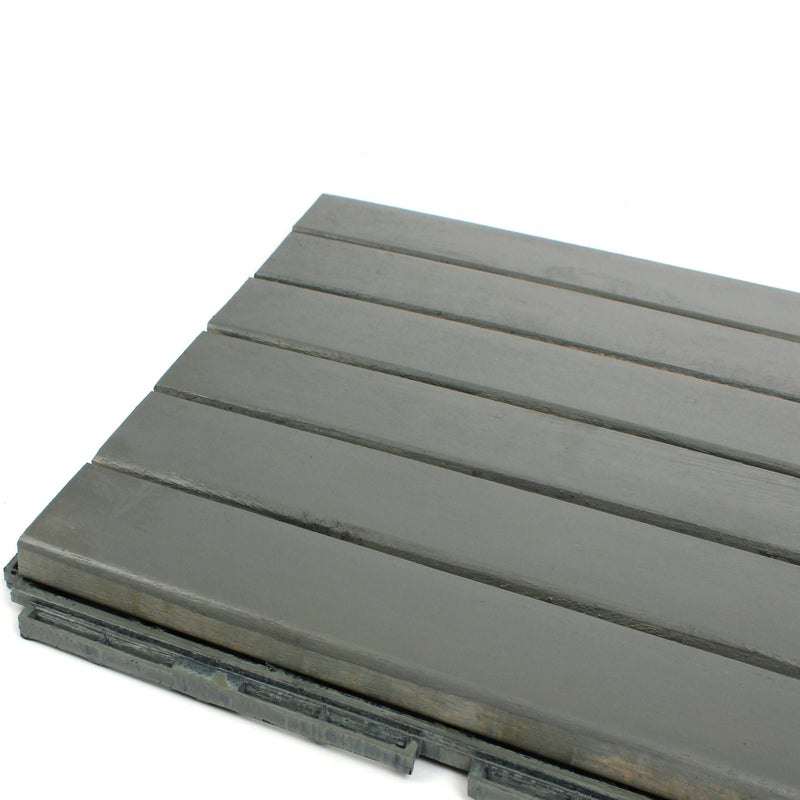 Modern Grey Straight Deck Tiles