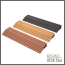 Deck Tile Colour Sample - Premium WPC Interlocking | DECKO - Free Delivery