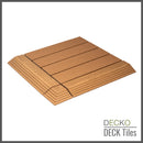 Deck Tiles - Premium WPC Interlocking | DECKO (11.8" x 11.8" x 0.8") - choose color - (One Piece)