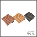 Deck Tile Sample - Full Size - Premium WPC Interlocking | DECKO - Free Delivery