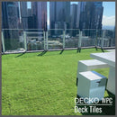 <b>Artificial Grass Tiles</b> - Premium Interlocking Turf | DECKO (11.8" x 11.8" x 0.8" tile) - (One Piece)