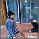 Deck Tiles - Premium WPC Interlocking - BROWN | DECKO (11.8" x 11.8" x 0.8" tile) - (One Piece)