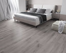SPC Vinyl Rigid Core 9" Width 60" RL, 7mm Thick, 1.5mm IXPE Deco Sword Zephyr Floors - Mazzia Collection Product shoot Bedroom view 2