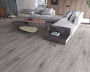SPC Vinyl Rigid Core 9" Width 60" RL, 7mm Thick, 1.5mm IXPE Deco Sword Zephyr Floors - Mazzia Collection Product shoot Living Room view