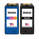 U.S. Remanufactured for Dell Series 5 M4640 Black / M4646 Color Ink Cartridges Combo Pack