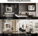 Deluxe Center Glow LED Bathroom Mirror