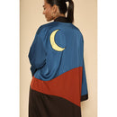 Desert Night Kimono Big Long Textured Satin Duster [Size SM Remaining]