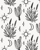 Desert Sky Wallpaper, white and black