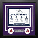 Arizona Diamondbacks Custom MLB Baseball 11x14 Picture Frame Kit (Multiple Colors)