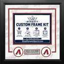 Arizona Diamondbacks Custom MLB Baseball 16x20 Picture Frame Kit (Multiple Colors)