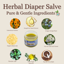 Herbal Baby Diaper Cream With Calendula, Cloth Diaper Safe, Unscented