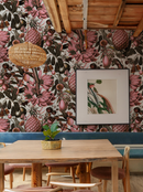 Juicy Fruit Wallpaper, white and pink