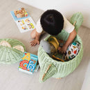 Dinosaur Storage Basket Mint Green - Large