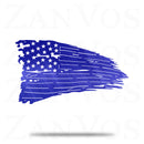 Distressed American Flag