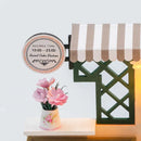 Miniature Wizardi Roombox Kit - Dessert Cafe Dollhouse Kit F07M5-32-S2201