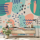 Green Abstract Shapes Wallpaper