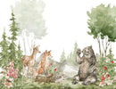 Elegant Forest Animals Wallpaper Sophisticated