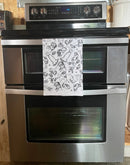 Black and White Dog Collage Kitchen Towel