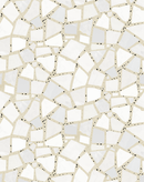 Dolce Terrazzo Wallpaper, tan and white