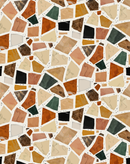 Dolce Terrazzo Wallpaper, white