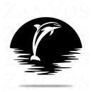 Dolphin Jumping Wall Art