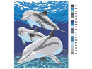 Dolphin Paint by Numbers Kit F07M1-6-Dolphin
