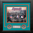 Miami Dolphins Teal Custom NFL Football 8x10 Picture Frame Kit