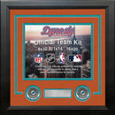 Miami Dolphins Custom NFL Football 11x14 Picture Frame Kit (Multiple Colors)