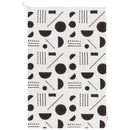 Domino Cotton Block Printed Dishtowel | Minimalist Cotton Hand Tea Dish Cloth | 18" x 28"
