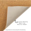 Home View - Black Coir Doormat