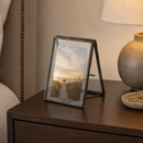 Double Picture Metal Frame | Multipurpose Rustic Photo Holder  | 5" x 7"