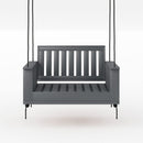 Amish Casual Rockford Daybed Swing Package with Included Cushions, Lounge, Dovetail Grey Paint