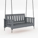 Amish Casual Rockford Daybed Swing Package with Included Cushions, Sofa, Dovetail Grey Paint