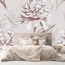 Elegant Gentle Peonies Wallpaper Smart
